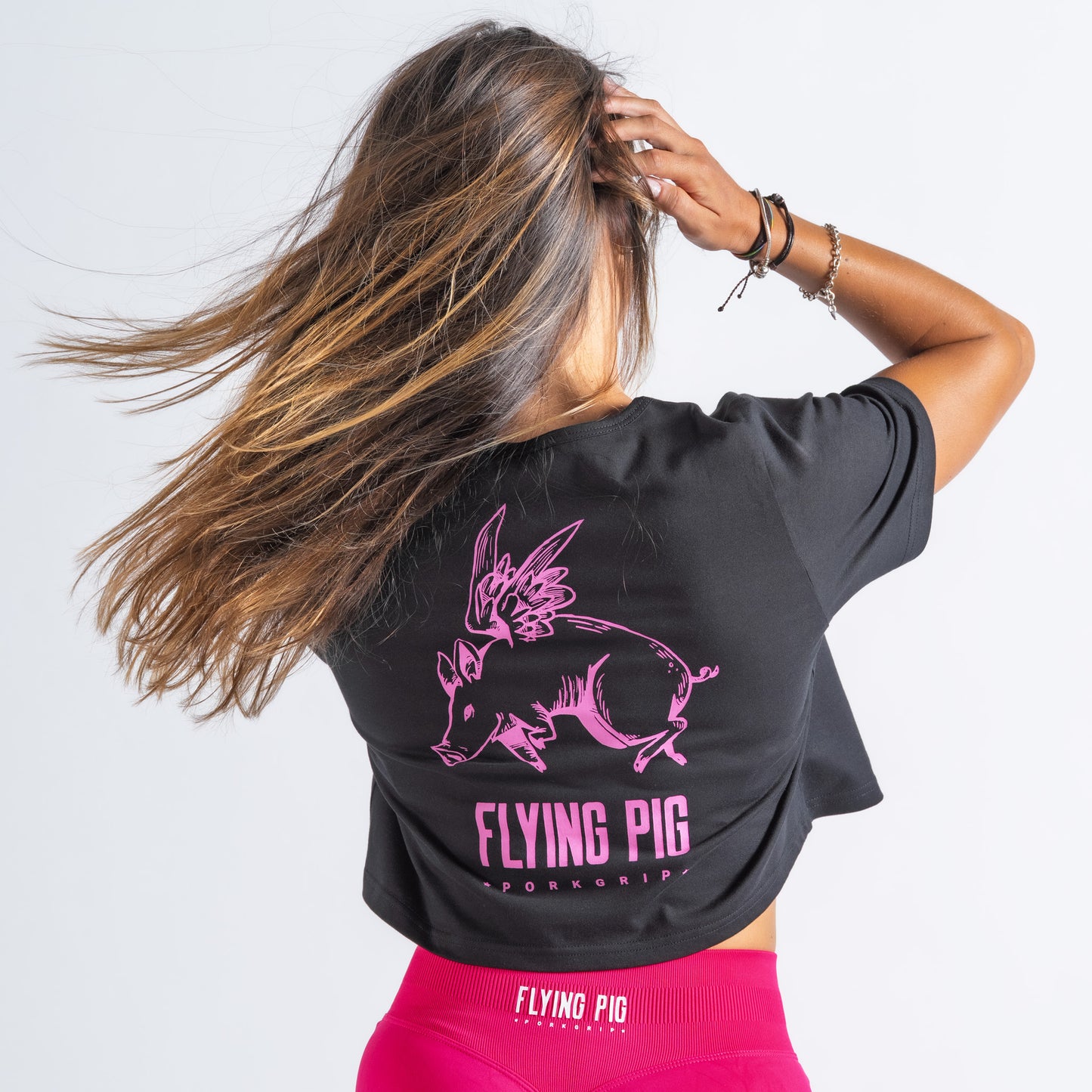 Crop Top FlyingPig Black