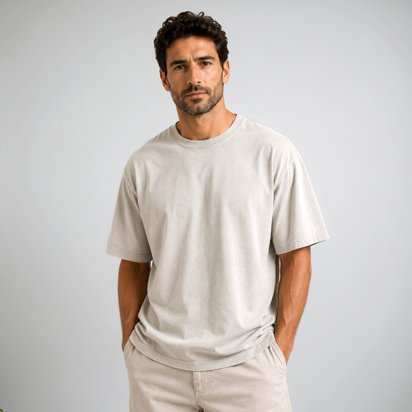 Camiseta manga corta FP026 Misfit hombre Pale Stone