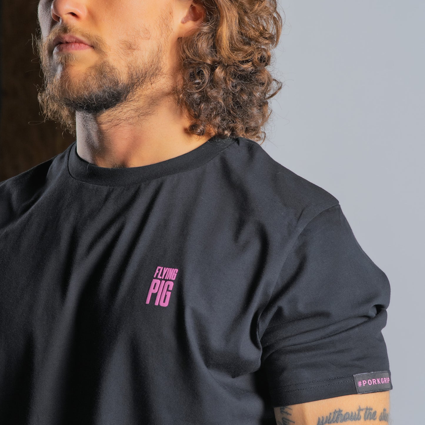 Camiseta Manga corta logo letras Flying Pig