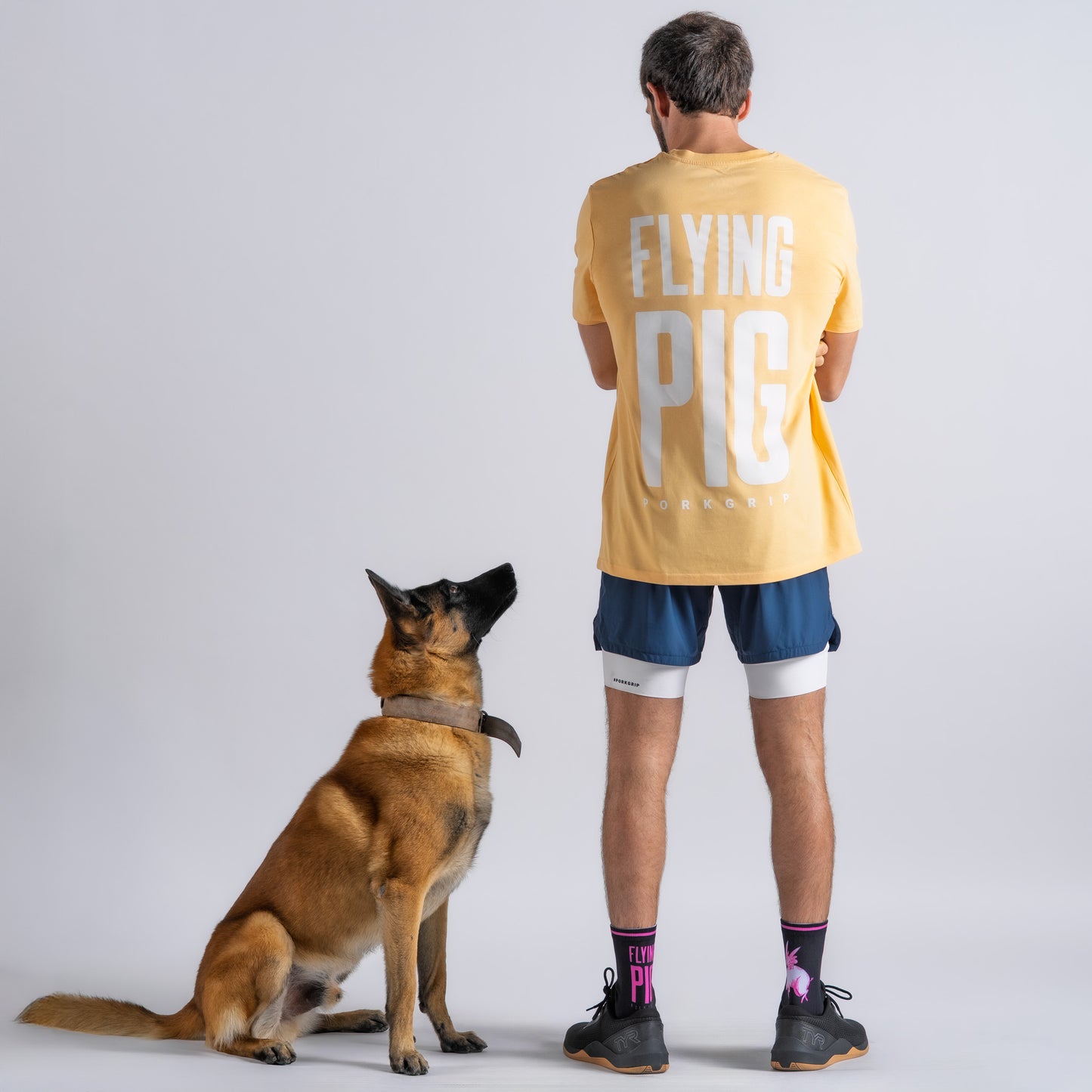 Camiseta manga corta UNISEX AMARILLA