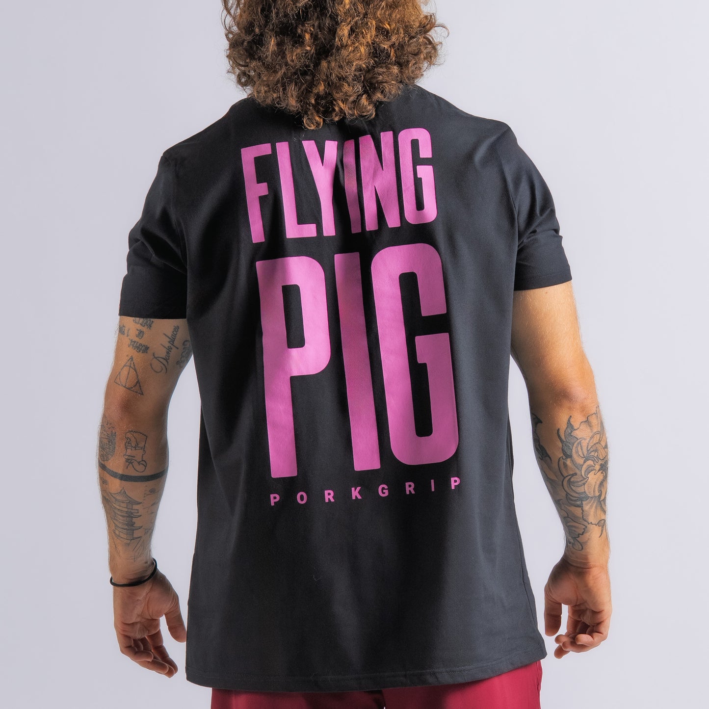 Camiseta Manga corta logo letras Flying Pig