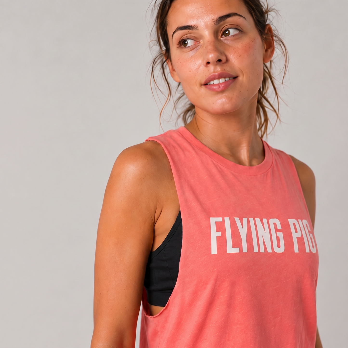 Pink UNISEX short-sleeved T-shirt