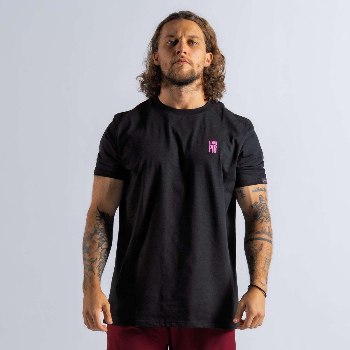 Camiseta Manga corta logo letras Flying Pig