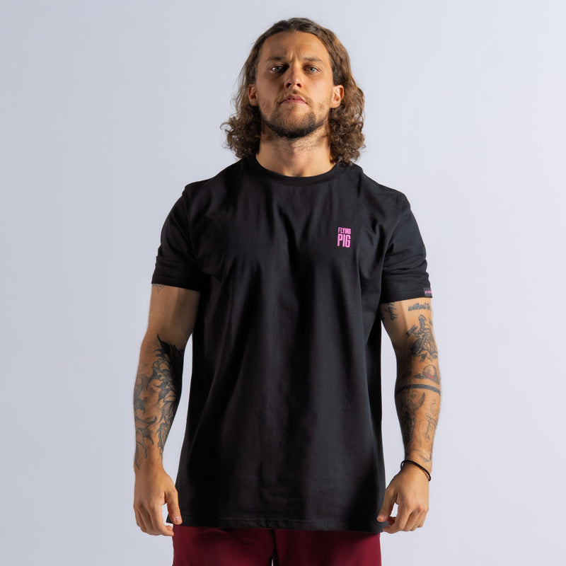 Camiseta Manga corta logo letras Flying Pig