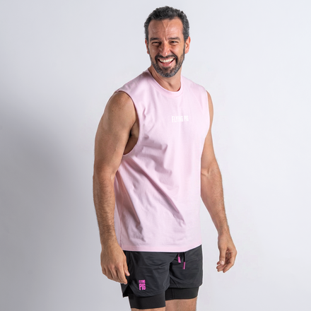 Pink UNISEX short-sleeved T-shirt