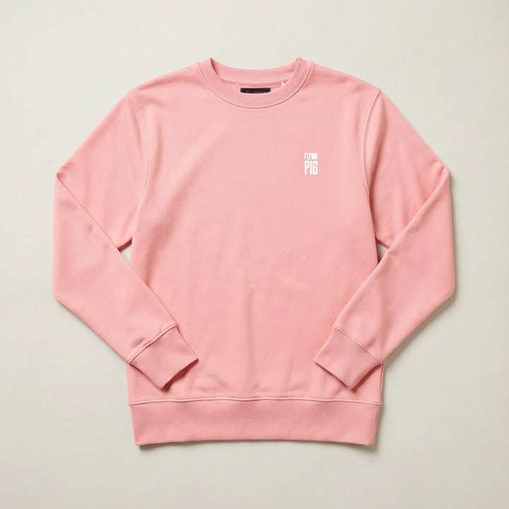 SUDADERA ROSA "FLY, PIGGY"