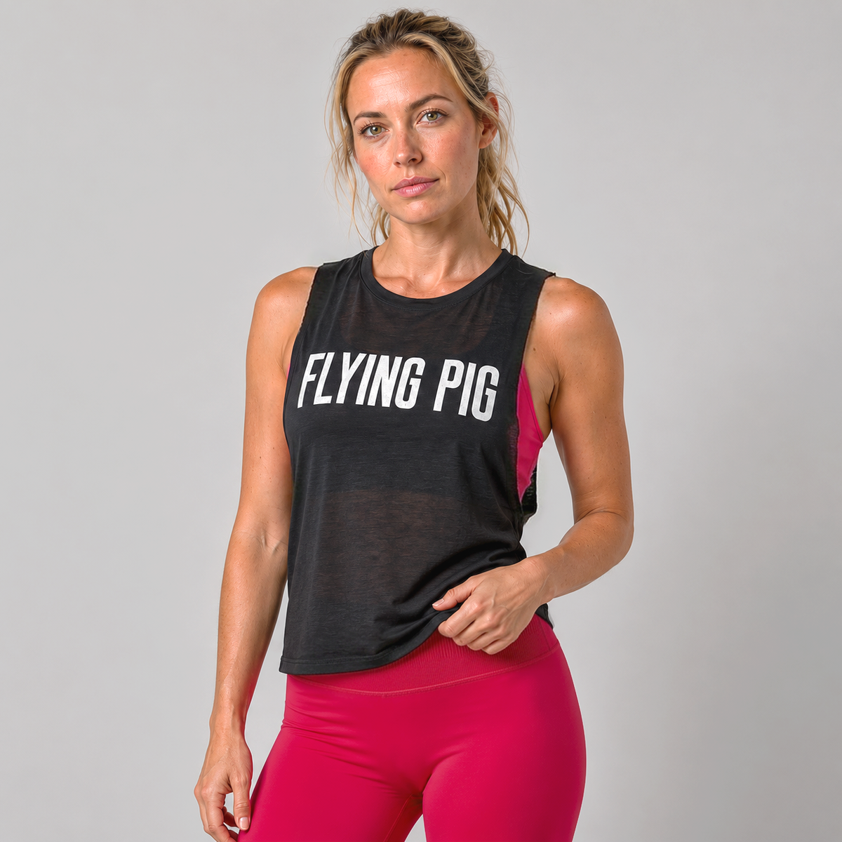 Pink UNISEX short-sleeved T-shirt