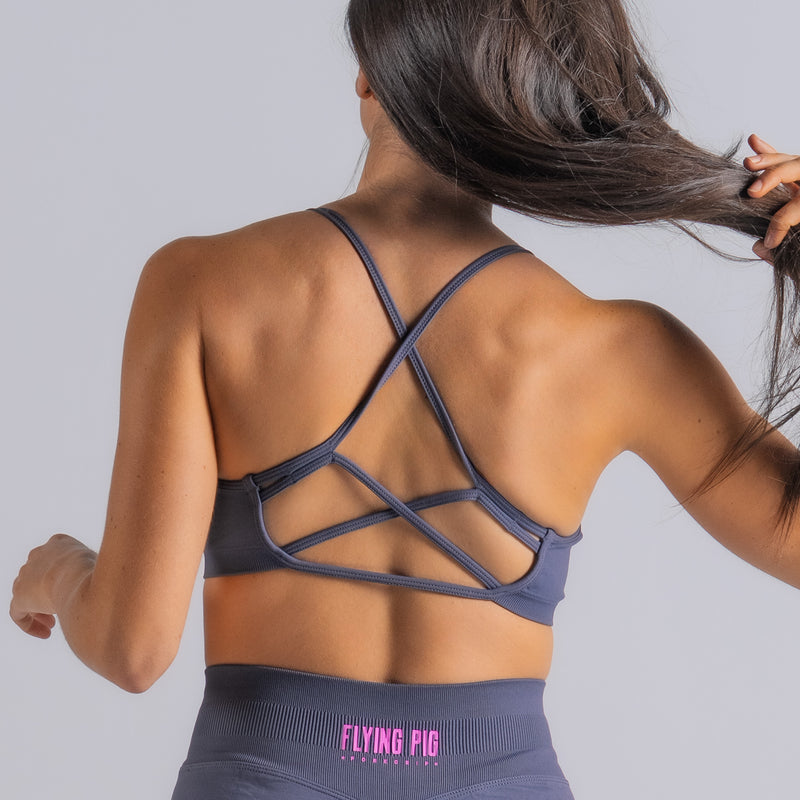 Endurance Seamless Bra - Petrol Grey