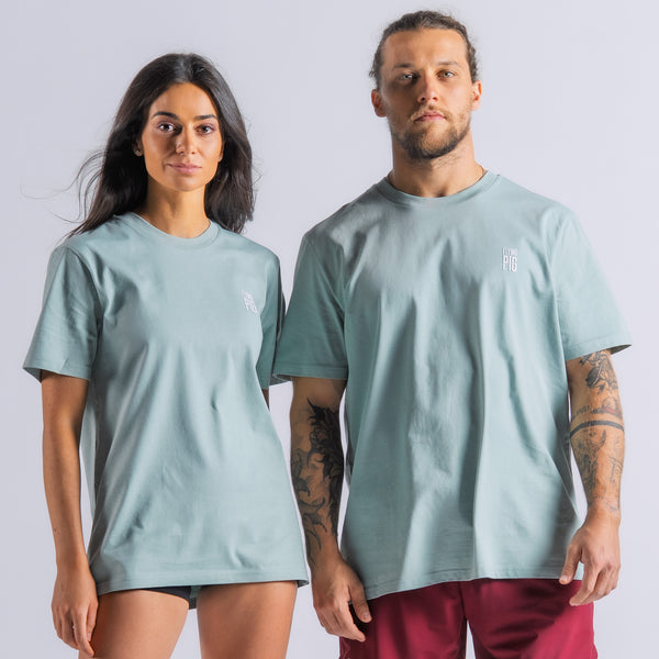 Camiseta manga corta UNISEX TURQUESA