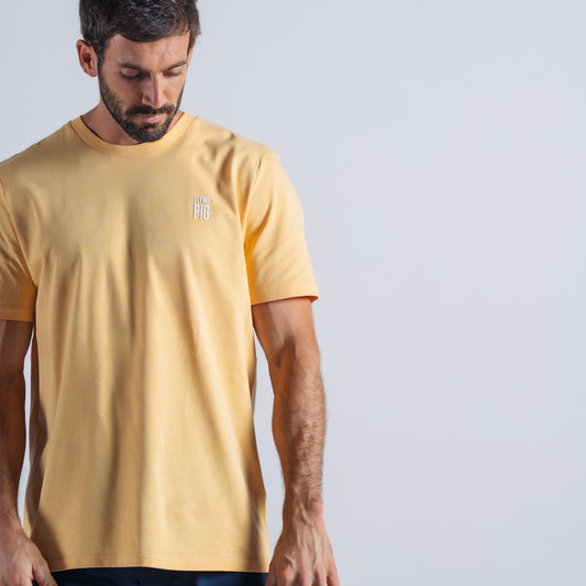 Camiseta manga corta UNISEX AMARILLA
