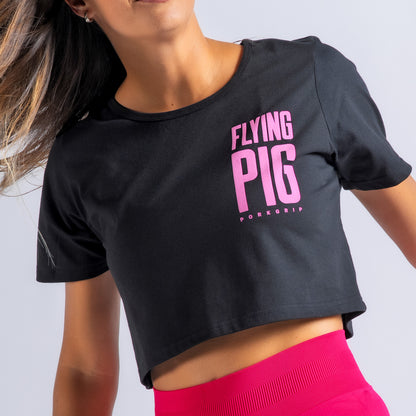 Crop Top FlyingPig Black