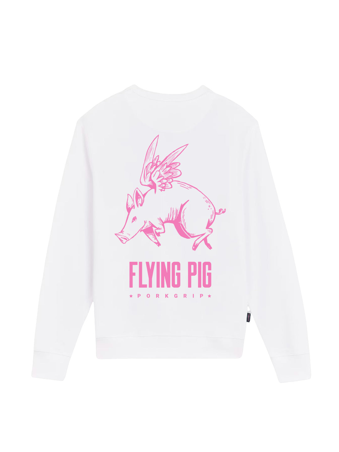 SUDADERA BLANCA "FLY, PIGGY"