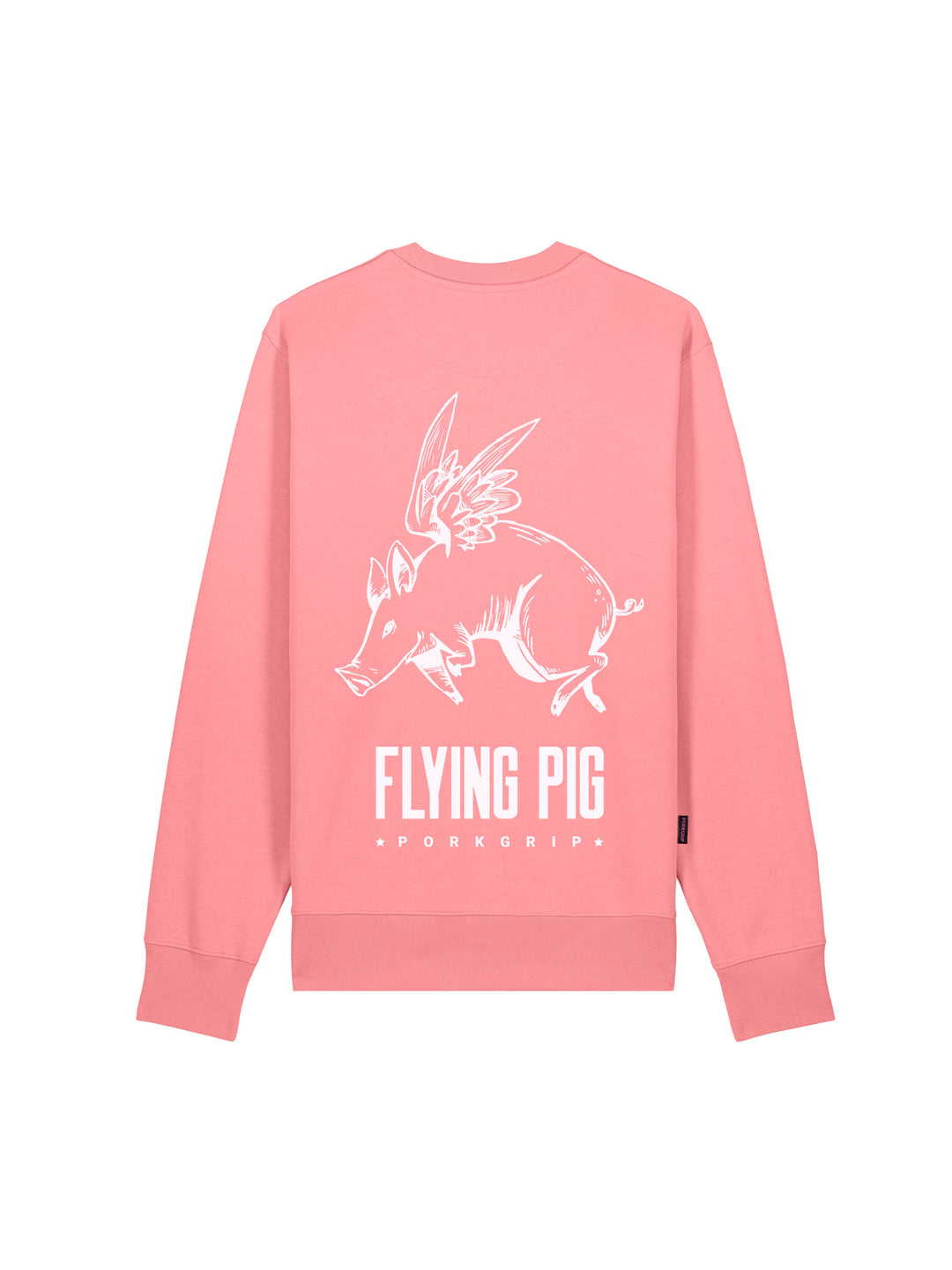 SUDADERA ROSA "FLY, PIGGY"