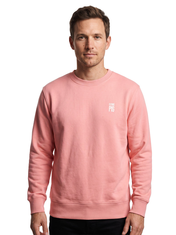 SUDADERA ROSA "FLY, PIGGY"