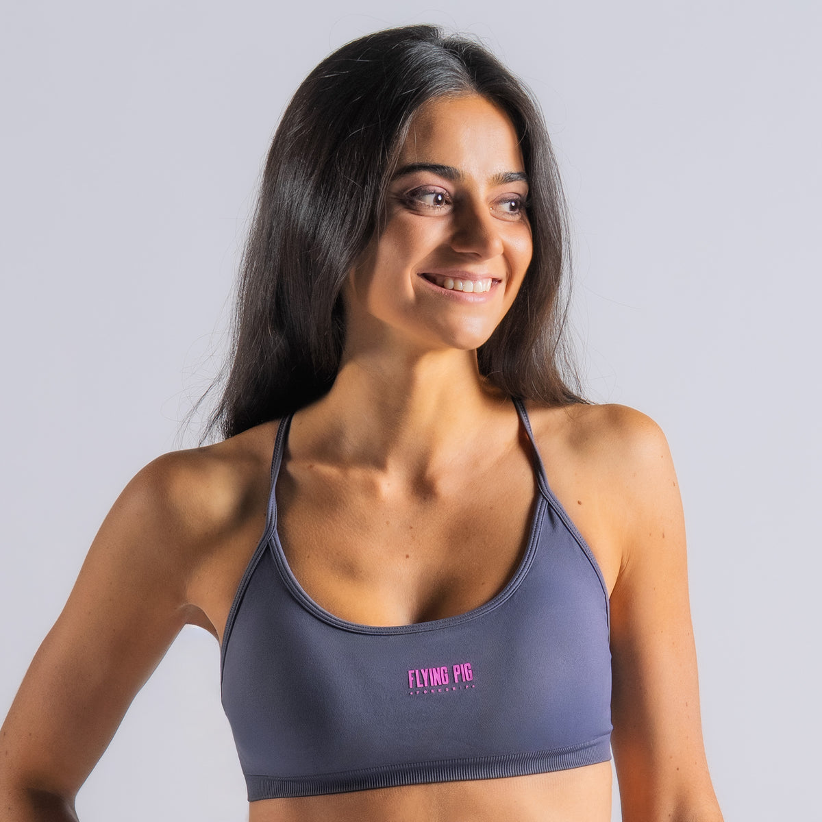 Endurance Seamless Bra - Petrol Grey