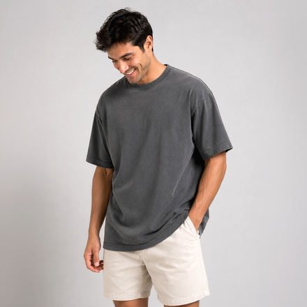 Camiseta manga corta FP026 Misfit hombre  Cement Smoke