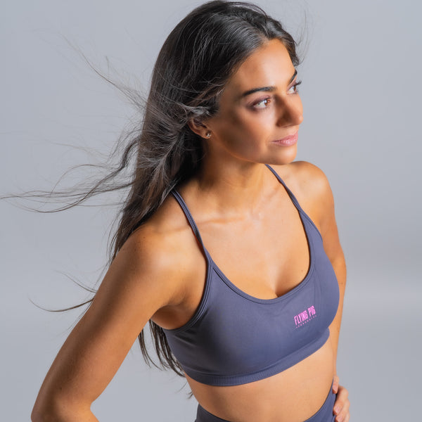 Endurance Seamless Bra - Petrol Grey
