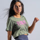 Crop Top FlyingPig #porkgrip Militar Green