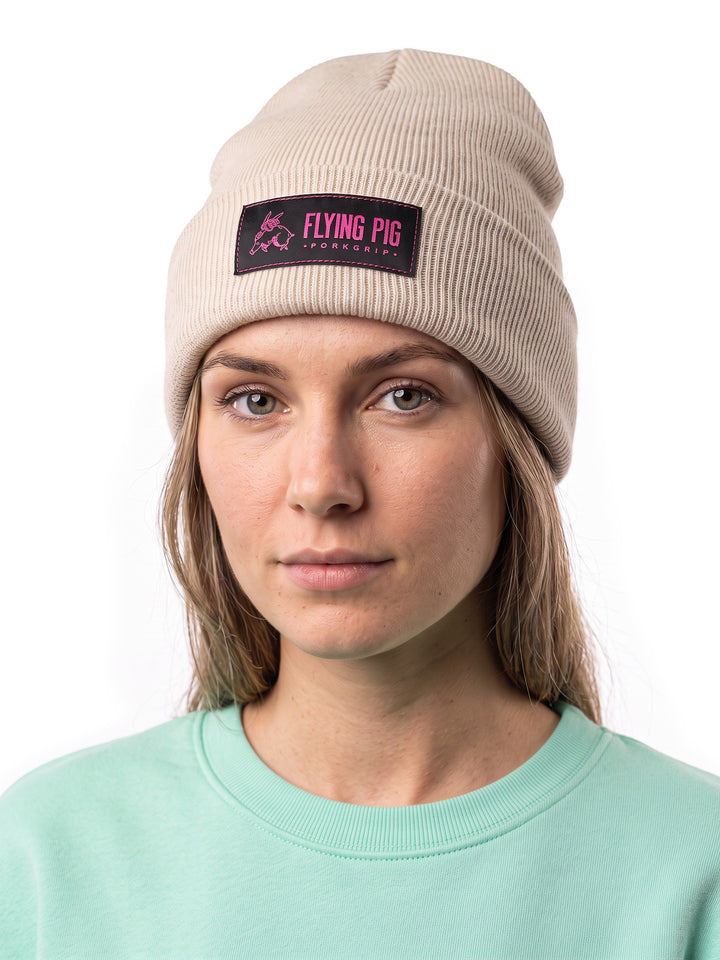 ARCTIC PIG Almond — Winter Beanie