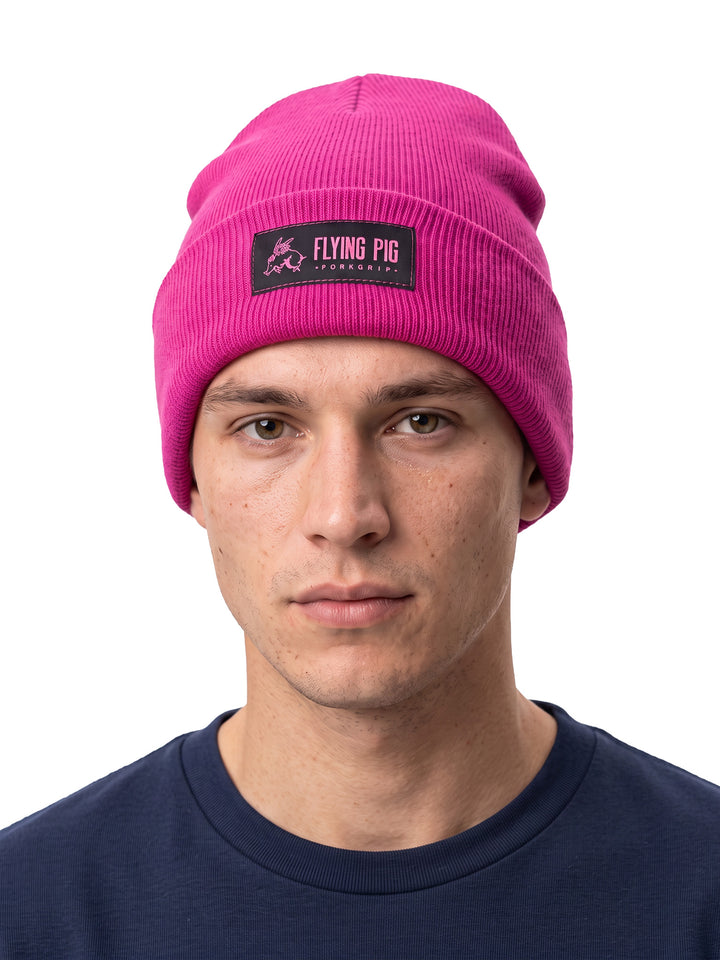 ARCTIC PIG Fuchsia — Winter Beanie