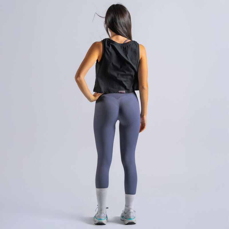 Contour Sculpt Leggings - Petrol Grey