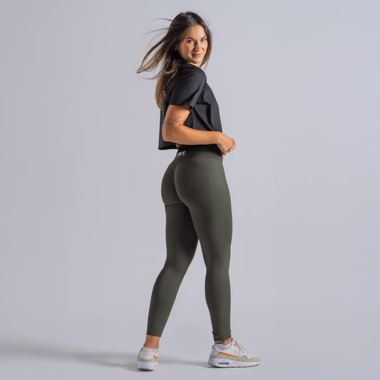 Malla larga Push up FlyingPig Verde militar